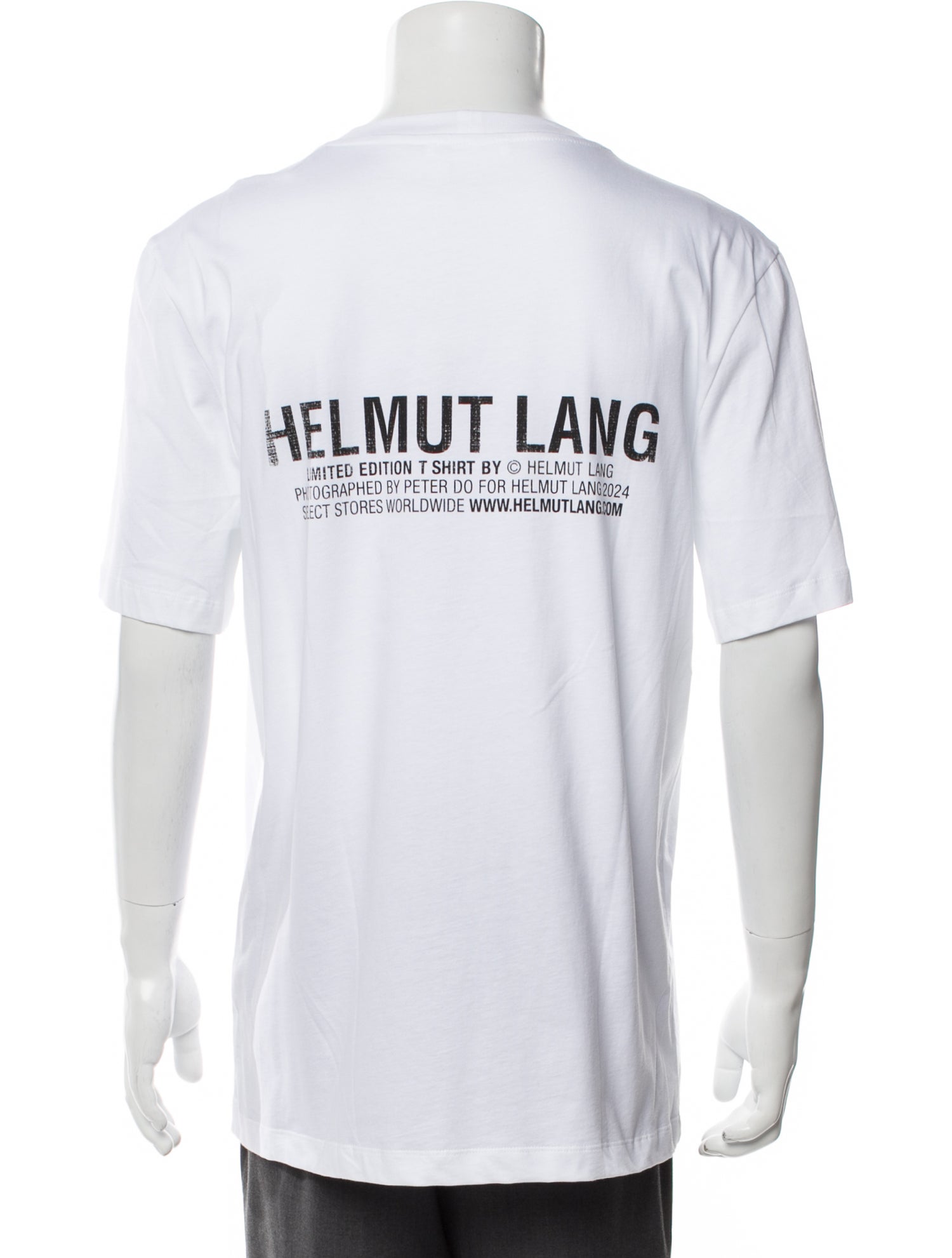Helmut Lang Graphic Print Crew Neck T-Shirt